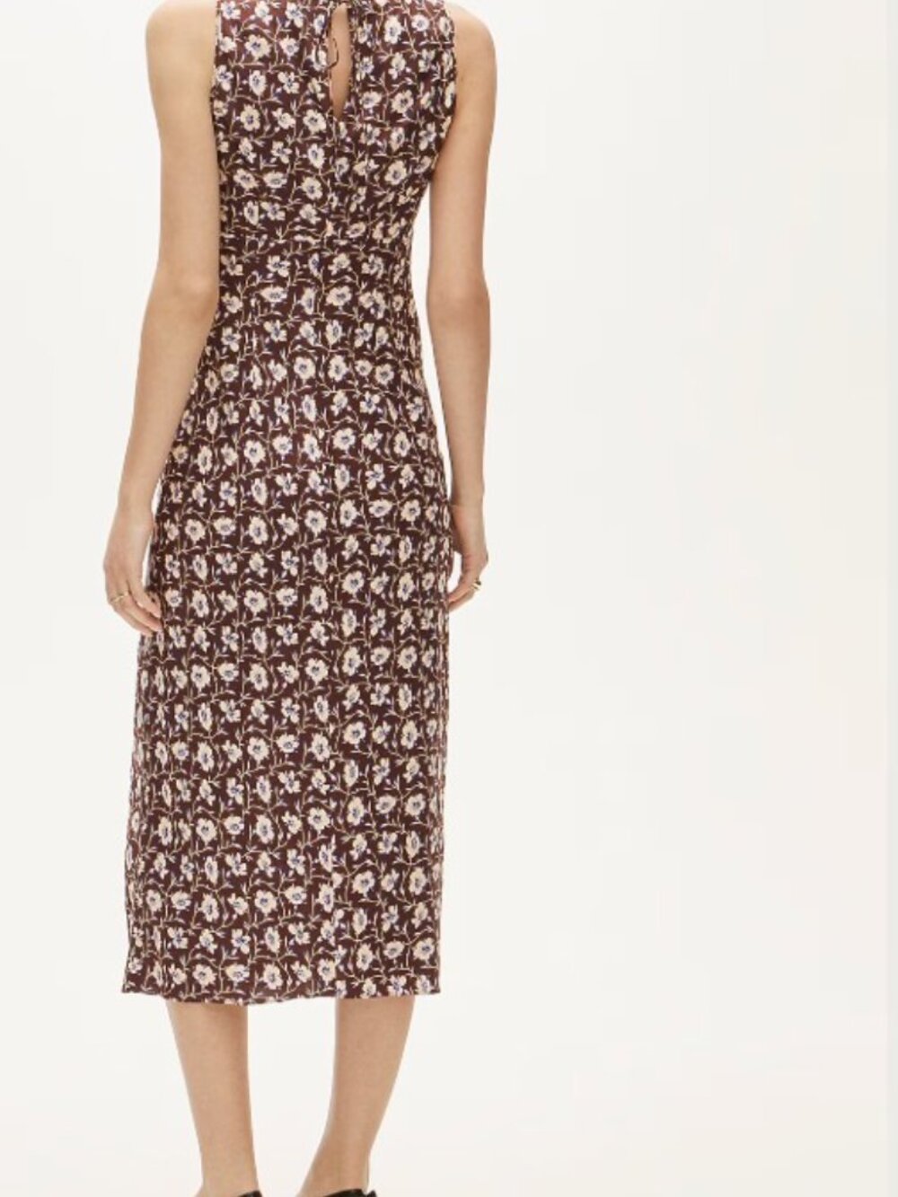 NWT J. Crew Bias Cut Floral Midi Dress Size 14 - Picture 4 of 4